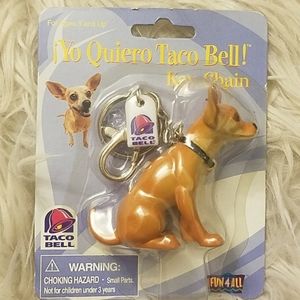 NIB 1998 VINTAGE TACO BELL DOG KEYCHAIN